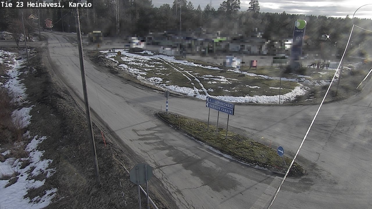 Kelikamerat Kuva Tie 23 Heinävesi, Karvio, Heinävesi, Pohjois-Karjala