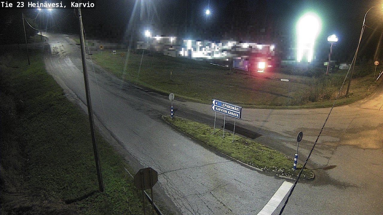 Weather Camera Image Road 23 Heinävesi, Karvio, Heinävesi, Pohjois-Karjala