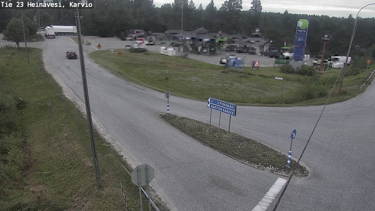 Weather Camera Image Road 23 Heinävesi, Karvio, Heinävesi, Pohjois-Karjala