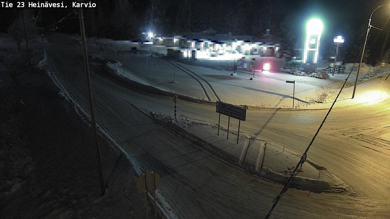 Weather Camera Image Road 23 Heinävesi, Karvio, Heinävesi, Pohjois-Karjala