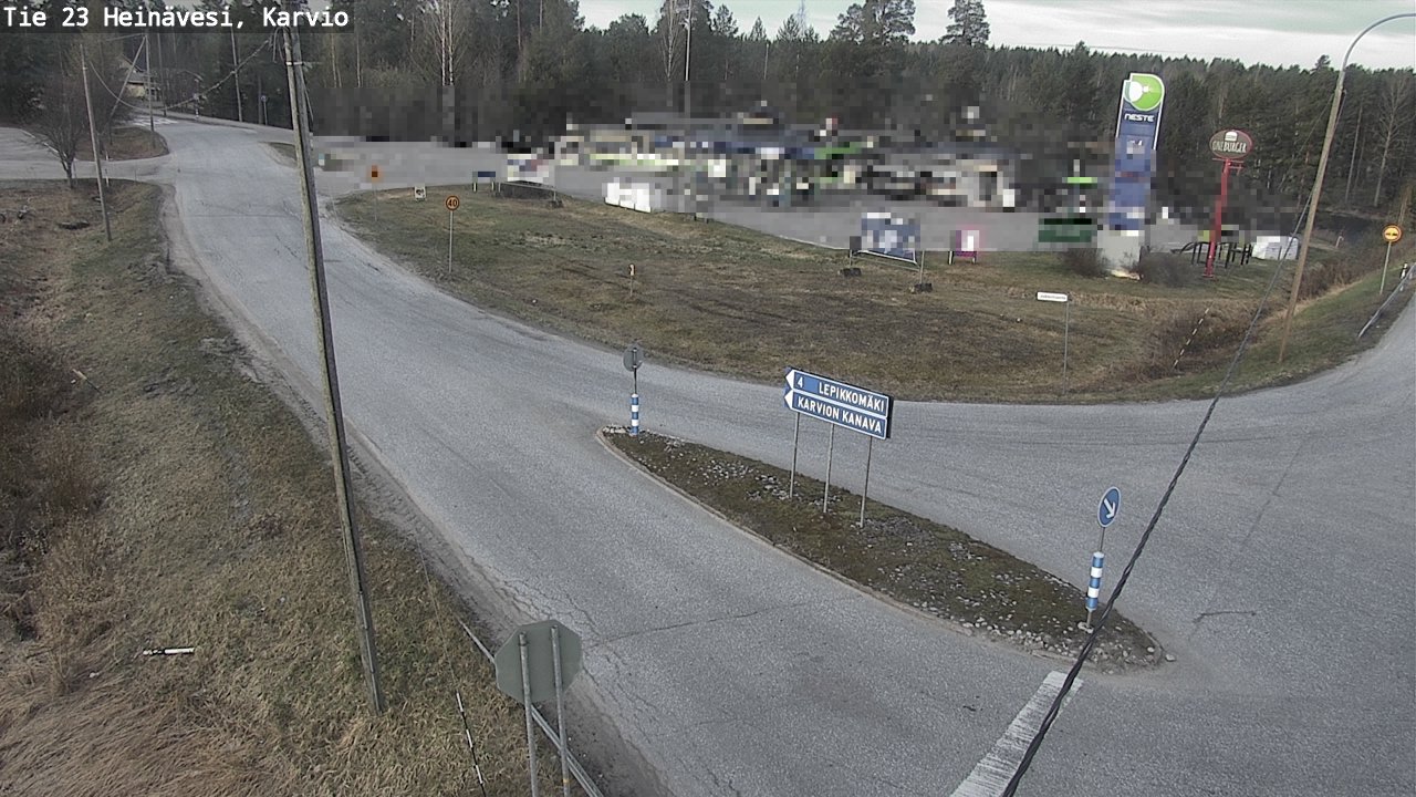 Weather Camera Image Väg 23 Heinävesi, Karvio, Heinävesi, Pohjois-Karjala