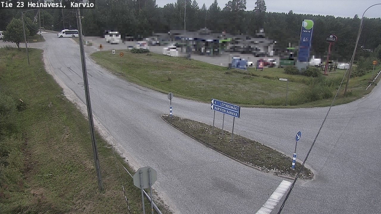 Weather Camera Image Road 23 Heinävesi, Karvio, Heinävesi, Pohjois-Karjala