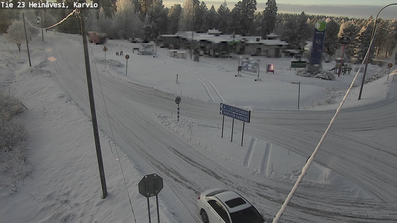 Kelikamerat Kuva Tie 23 Heinävesi, Karvio, Heinävesi, Pohjois-Karjala