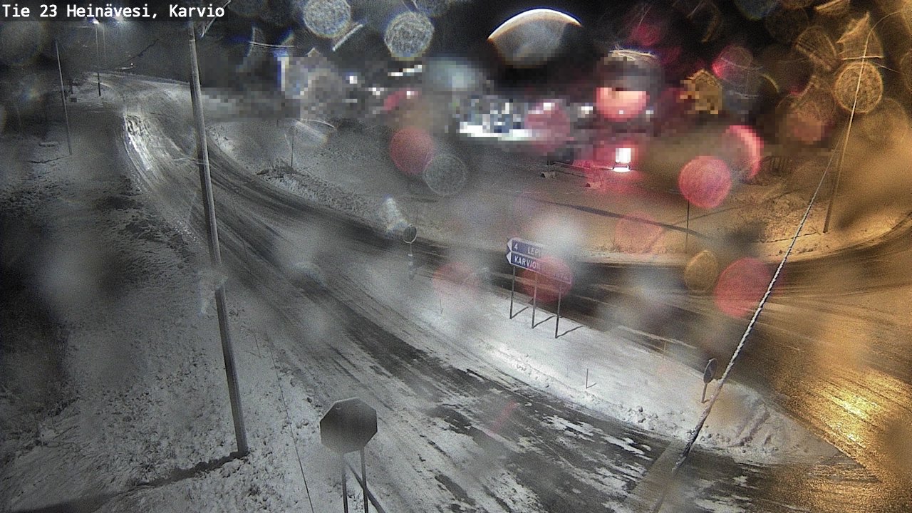 Weather Camera Image Väg 23 Heinävesi, Karvio, Heinävesi, Pohjois-Karjala