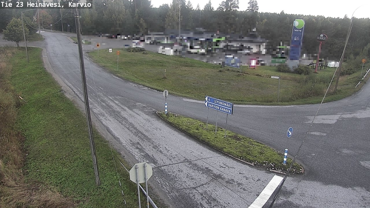 Weather Camera Image Road 23 Heinävesi, Karvio, Heinävesi, Pohjois-Karjala