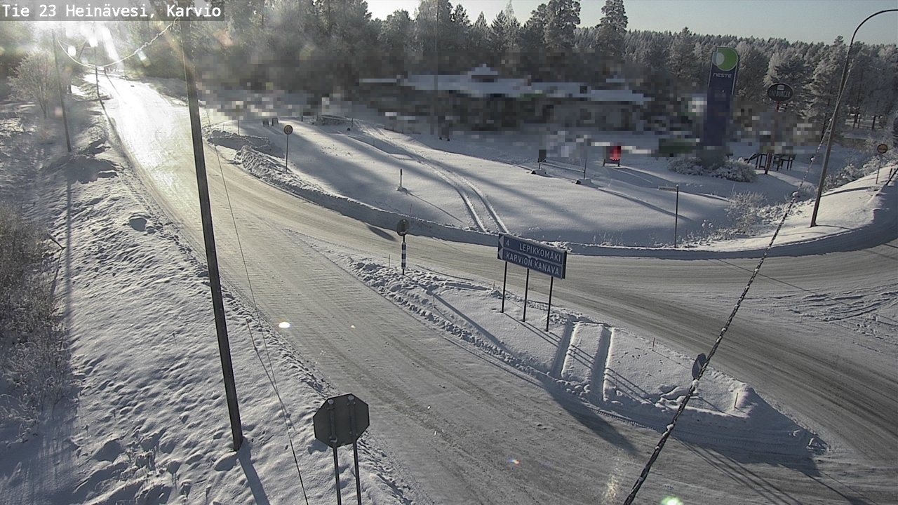 Weather Camera Image Road 23 Heinävesi, Karvio, Heinävesi, Pohjois-Karjala