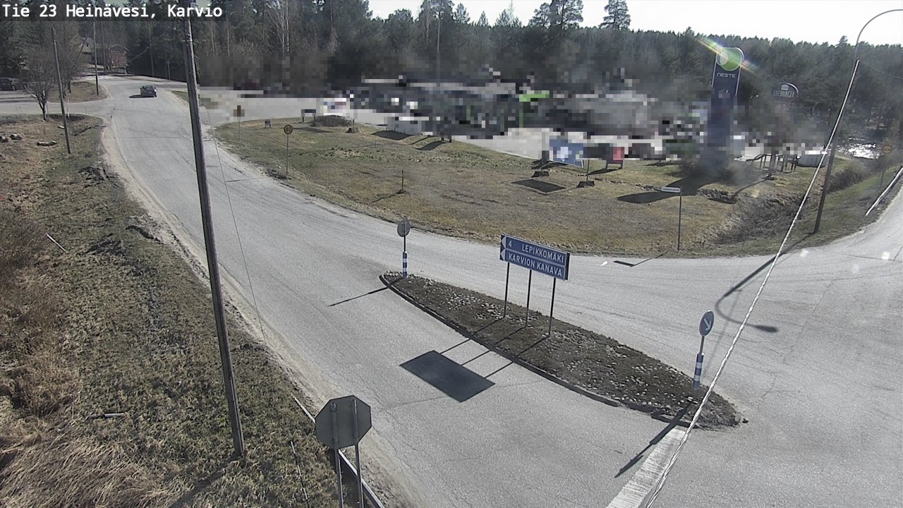 Weather Camera Image Road 23 Heinävesi, Karvio, Heinävesi, Pohjois-Karjala