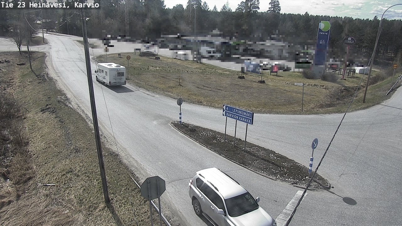 Weather Camera Image Road 23 Heinävesi, Karvio, Heinävesi, Pohjois-Karjala
