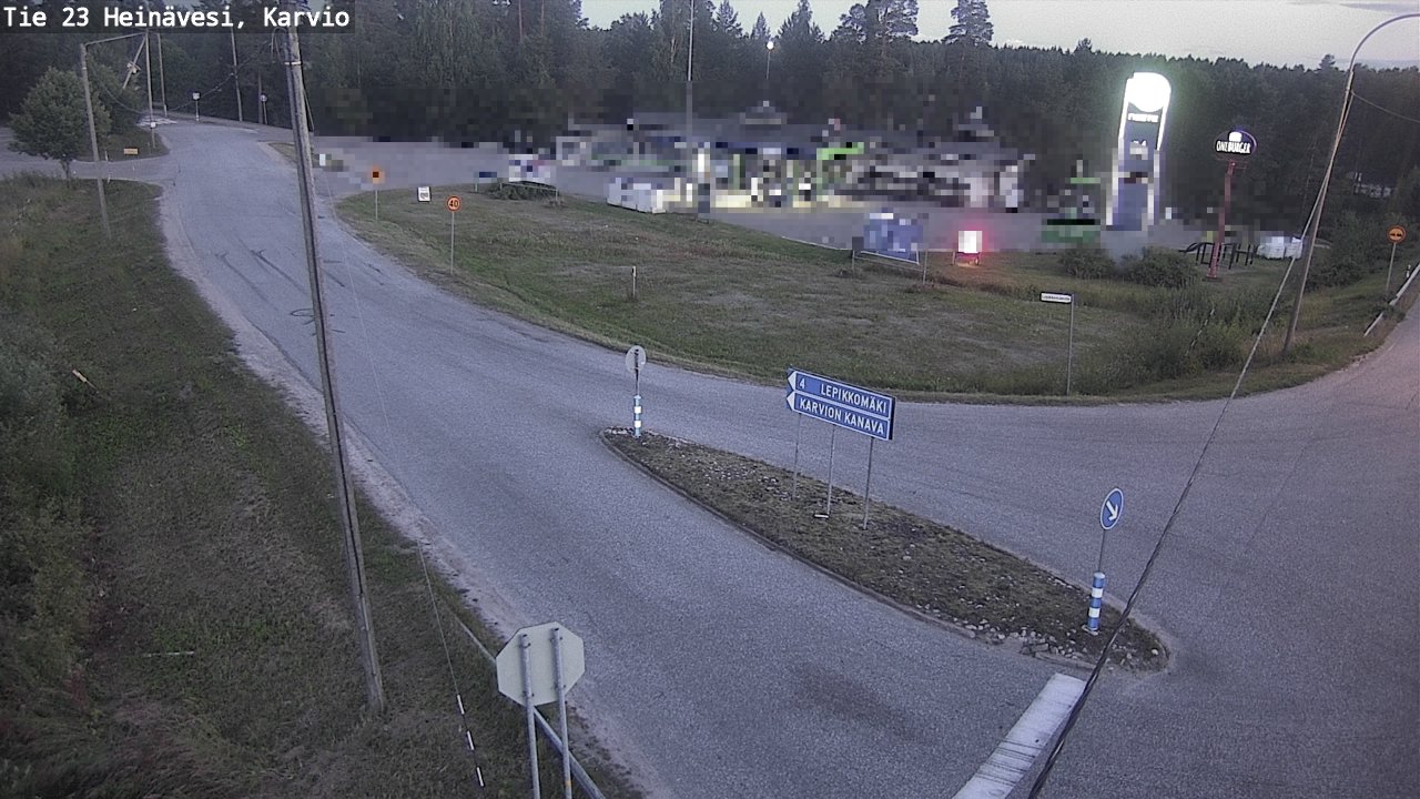 Kelikamerat Kuva Tie 23 Heinävesi, Karvio, Heinävesi, Pohjois-Karjala