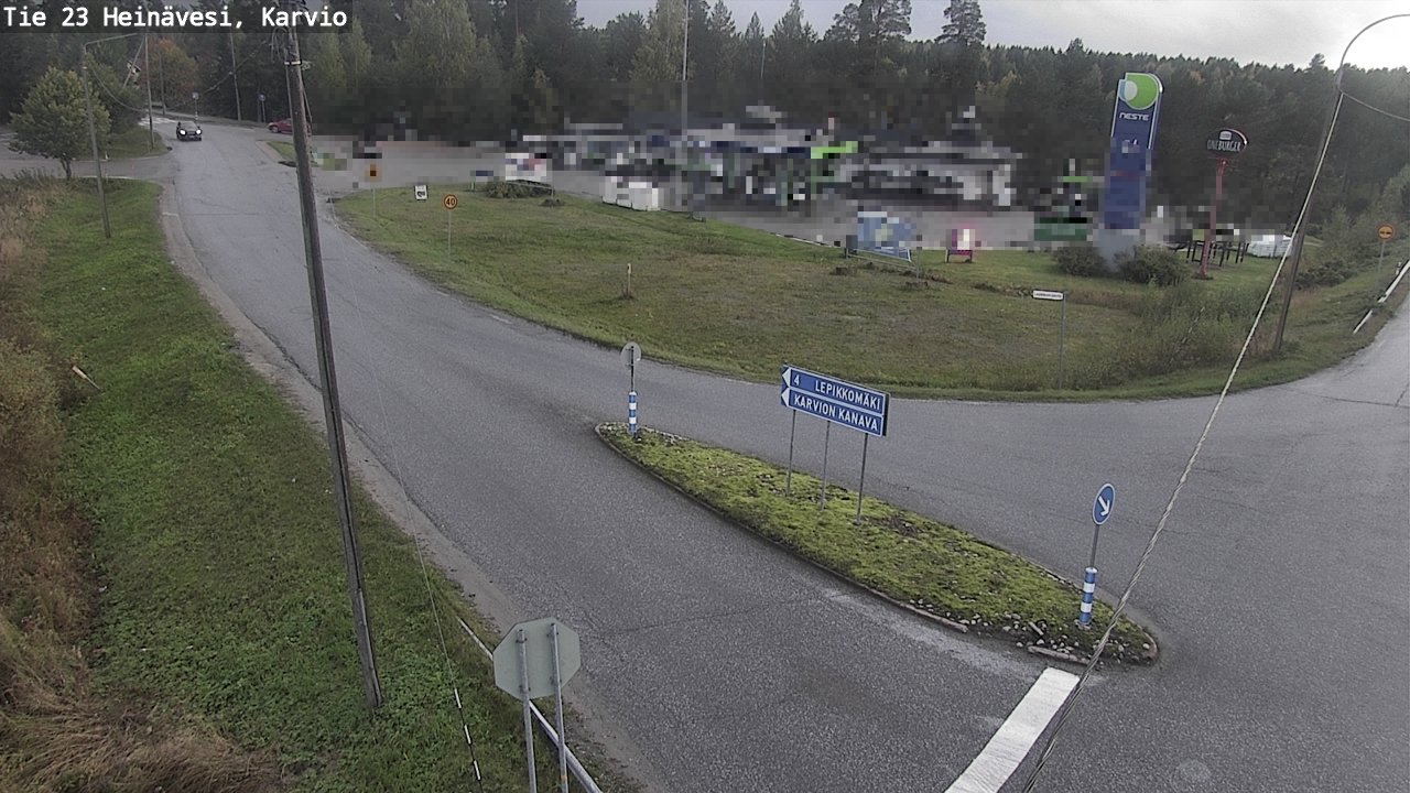 Weather Camera Image Road 23 Heinävesi, Karvio, Heinävesi, Pohjois-Karjala