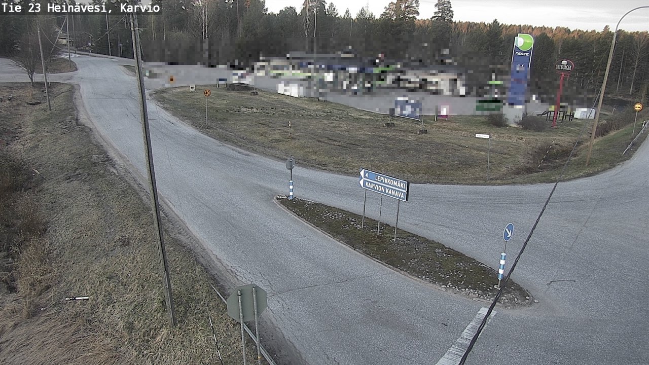 Weather Camera Image Road 23 Heinävesi, Karvio, Heinävesi, Pohjois-Karjala