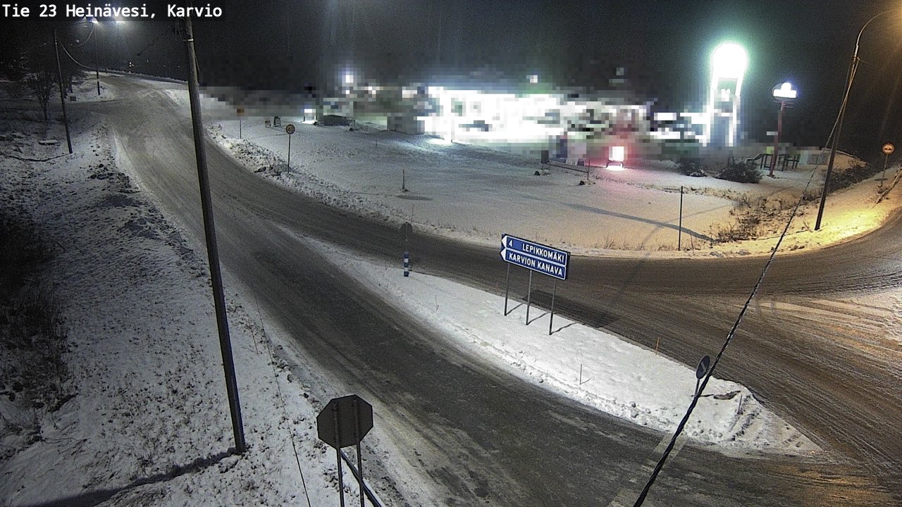 Weather Camera Image Väg 23 Heinävesi, Karvio, Heinävesi, Pohjois-Karjala