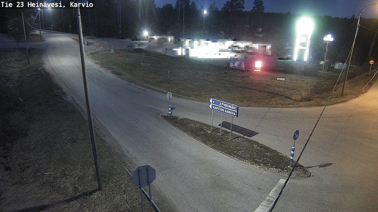 Weather Camera Image Road 23 Heinävesi, Karvio, Heinävesi, Pohjois-Karjala