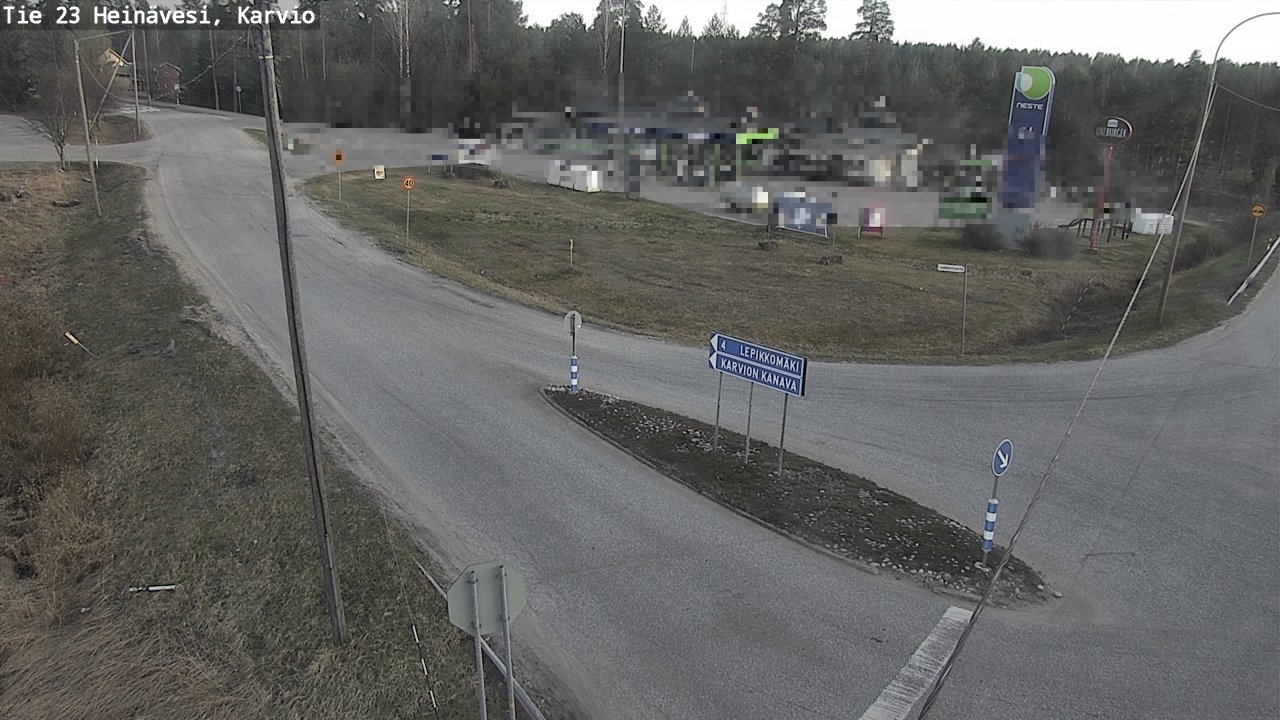 Weather Camera Image Road 23 Heinävesi, Karvio, Heinävesi, Pohjois-Karjala