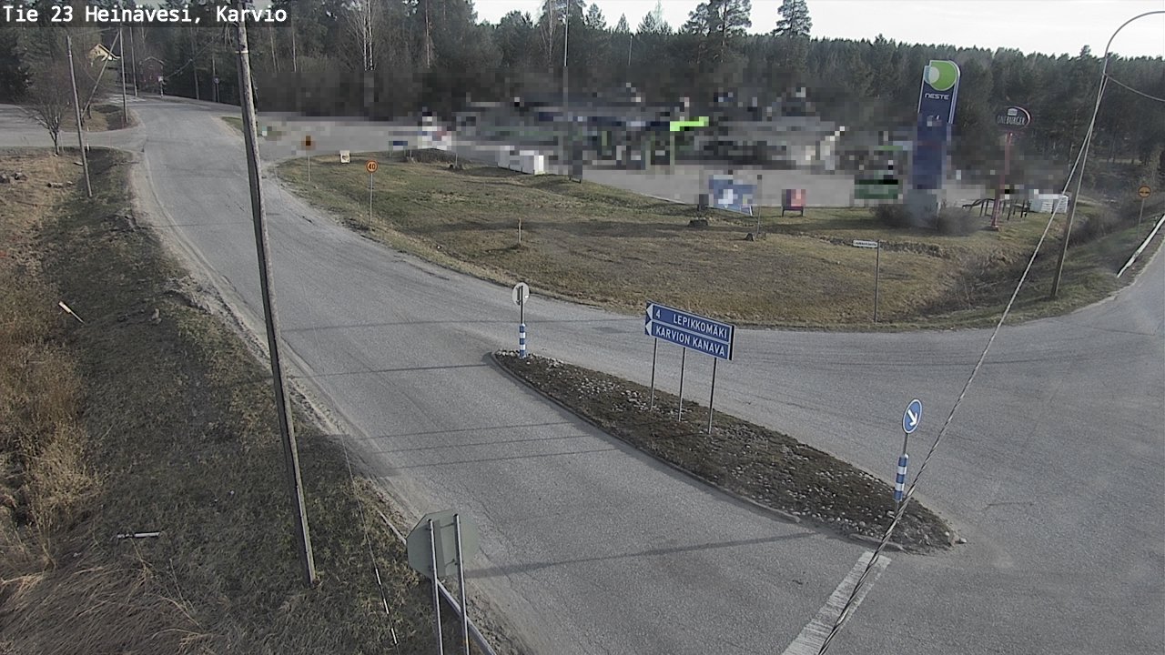 Weather Camera Image Road 23 Heinävesi, Karvio, Heinävesi, Pohjois-Karjala