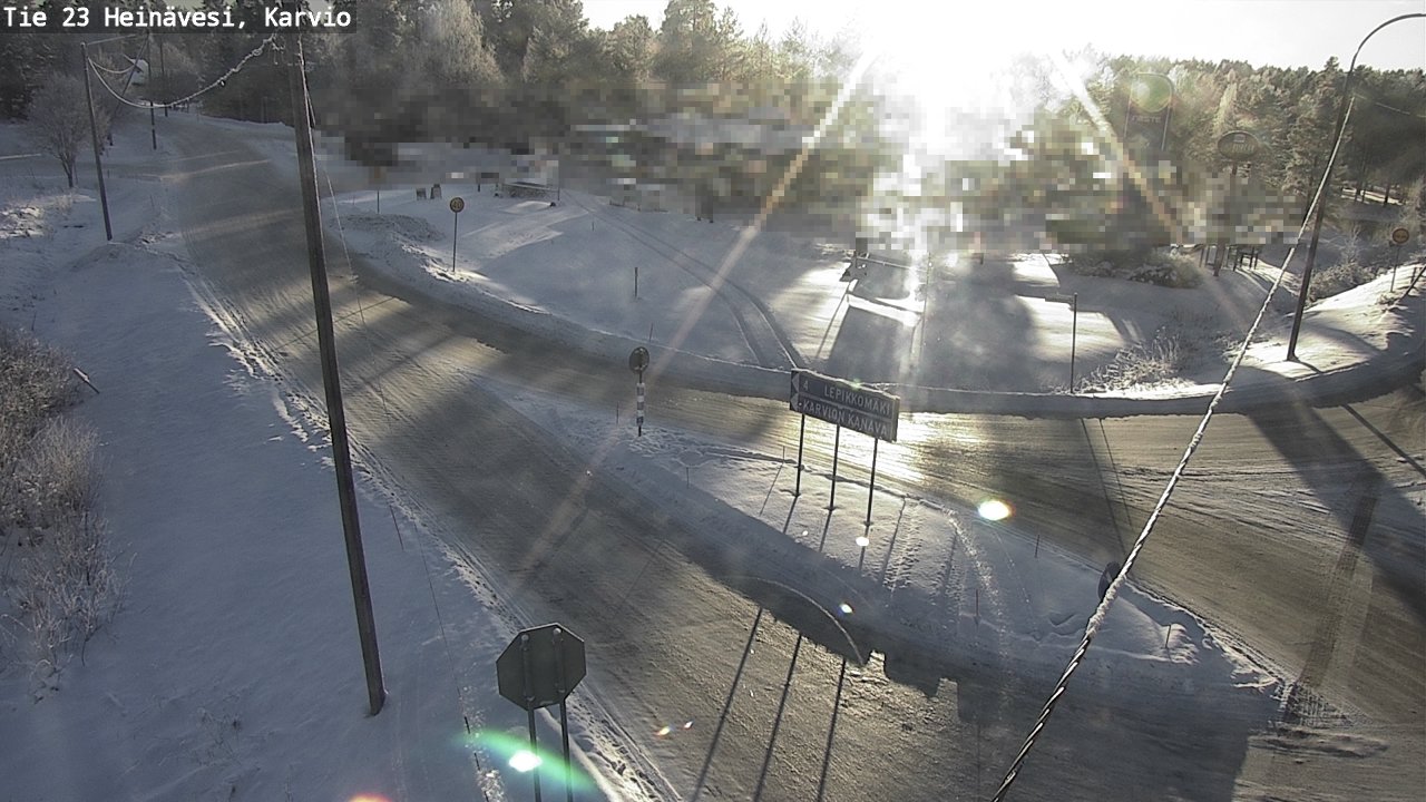 Kelikamerat Kuva Tie 23 Heinävesi, Karvio, Heinävesi, Pohjois-Karjala