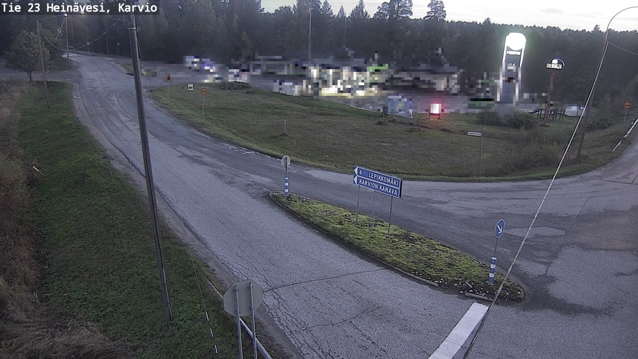Weather Camera Image Road 23 Heinävesi, Karvio, Heinävesi, Pohjois-Karjala