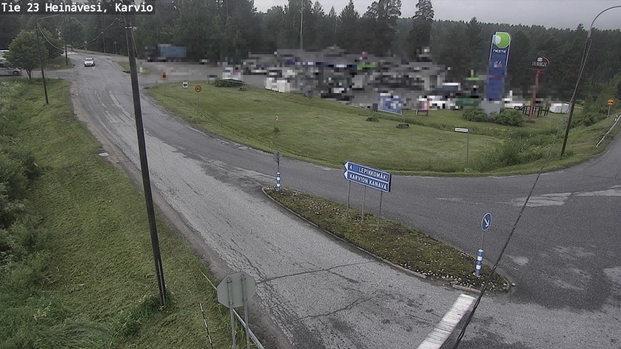 Weather Camera Image Road 23 Heinävesi, Karvio, Heinävesi, Pohjois-Karjala
