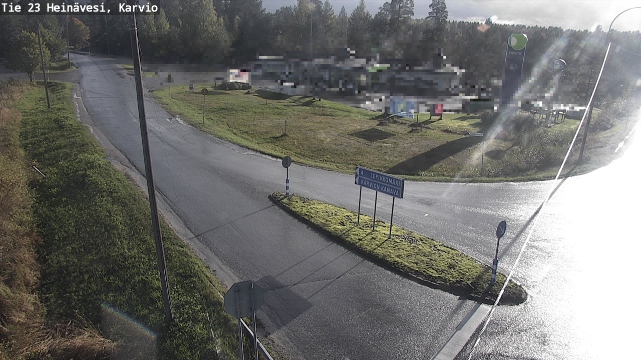 Weather Camera Image Road 23 Heinävesi, Karvio, Heinävesi, Pohjois-Karjala