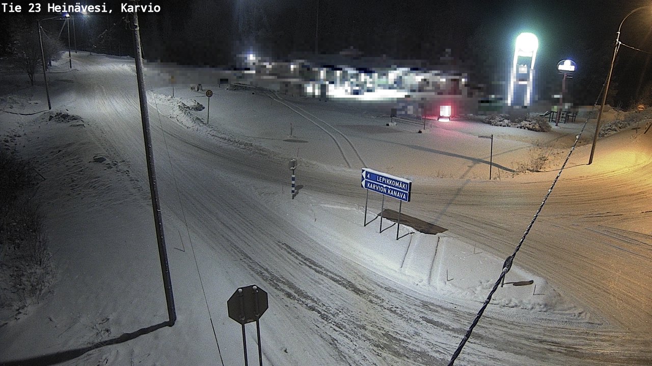 Weather Camera Image Road 23 Heinävesi, Karvio, Heinävesi, Pohjois-Karjala