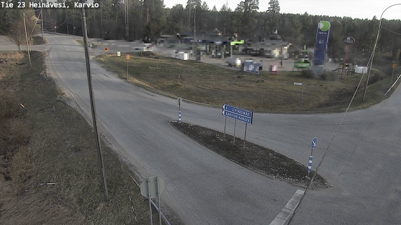 Weather Camera Image Road 23 Heinävesi, Karvio, Heinävesi, Pohjois-Karjala