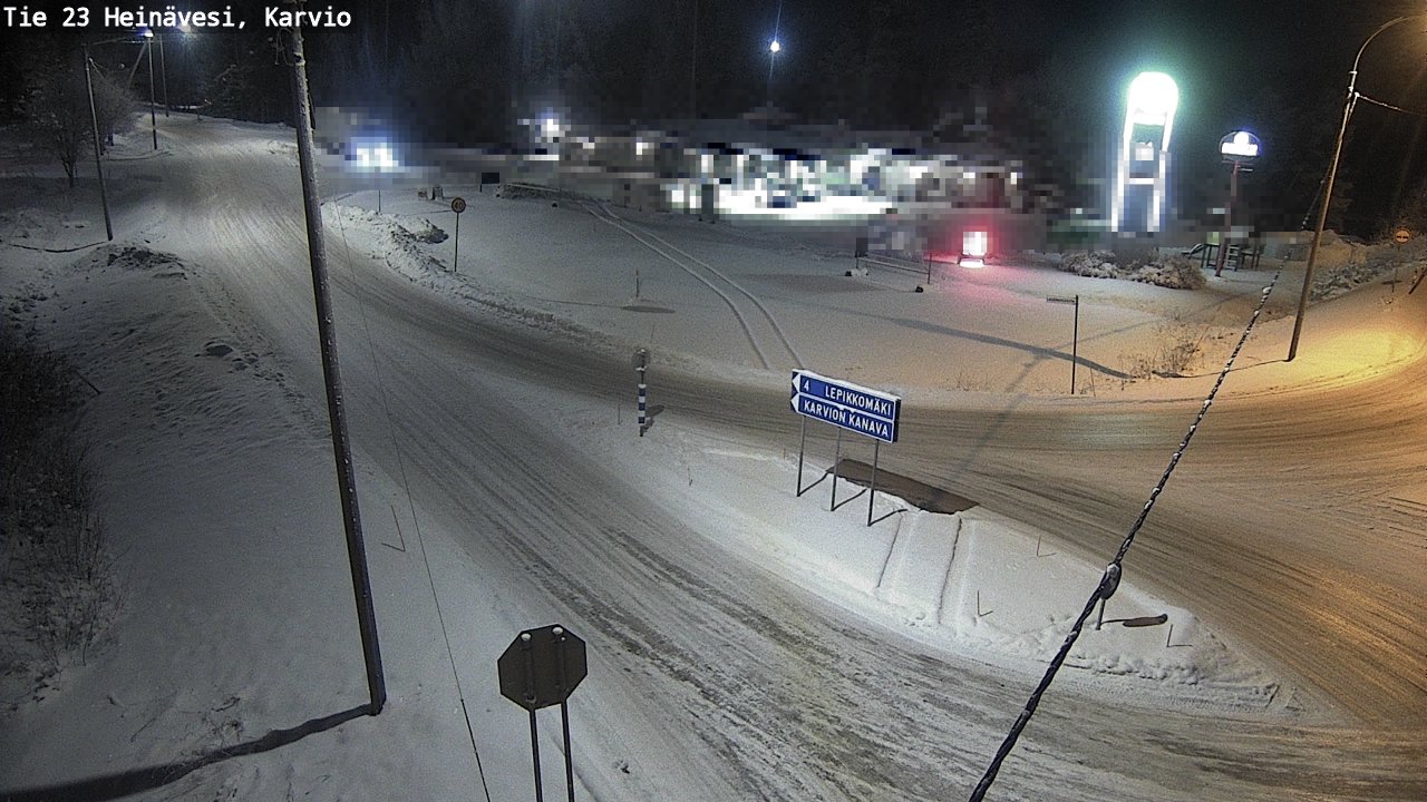 Weather Camera Image Road 23 Heinävesi, Karvio, Heinävesi, Pohjois-Karjala