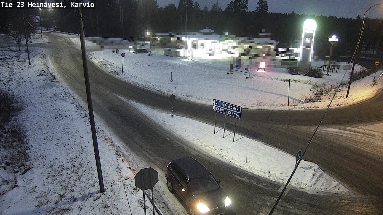 Weather Camera Image Väg 23 Heinävesi, Karvio, Heinävesi, Pohjois-Karjala