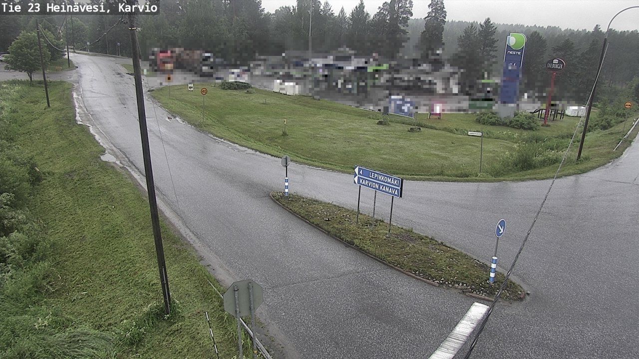Weather Camera Image Road 23 Heinävesi, Karvio, Heinävesi, Pohjois-Karjala