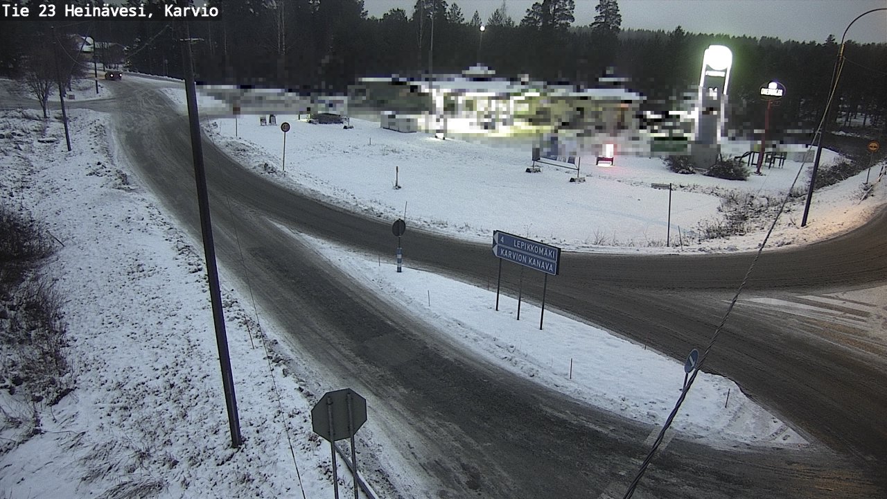 Weather Camera Image Väg 23 Heinävesi, Karvio, Heinävesi, Pohjois-Karjala