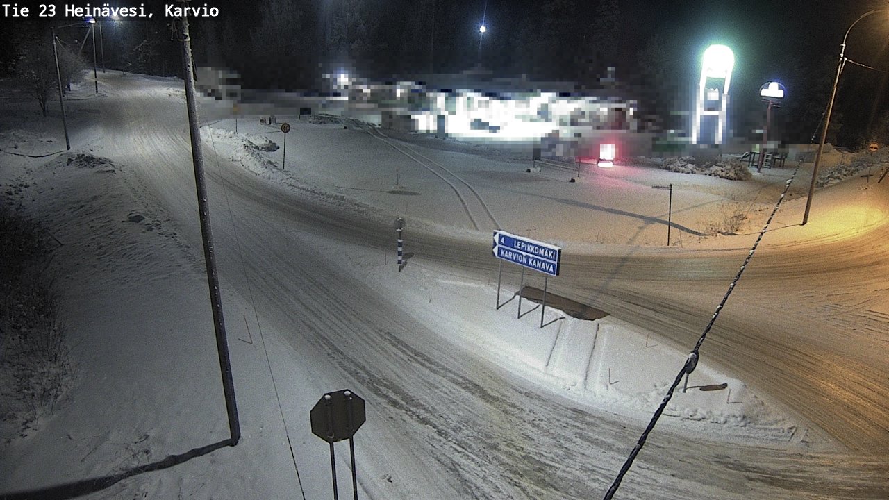 Weather Camera Image Road 23 Heinävesi, Karvio, Heinävesi, Pohjois-Karjala
