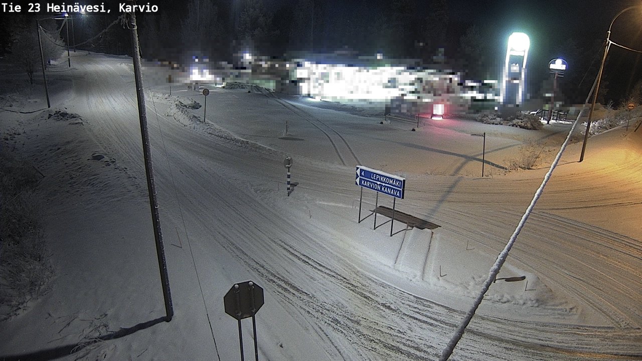 Kelikamerat Kuva Tie 23 Heinävesi, Karvio, Heinävesi, Pohjois-Karjala