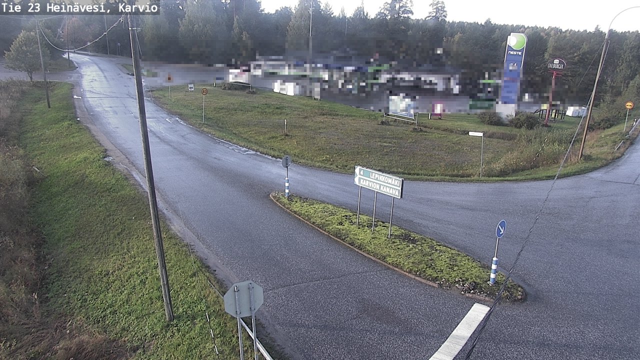 Weather Camera Image Road 23 Heinävesi, Karvio, Heinävesi, Pohjois-Karjala