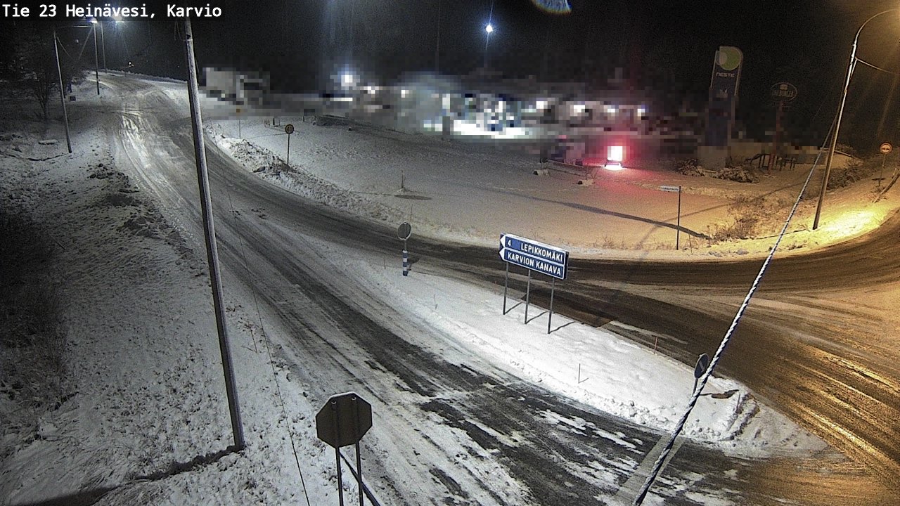 Weather Camera Image Väg 23 Heinävesi, Karvio, Heinävesi, Pohjois-Karjala