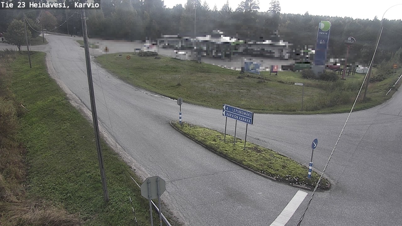 Weather Camera Image Road 23 Heinävesi, Karvio, Heinävesi, Pohjois-Karjala