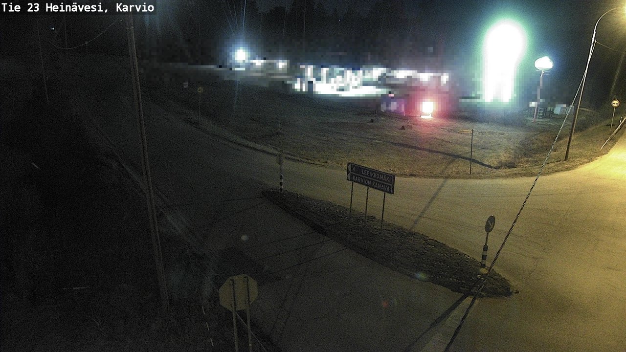 Weather Camera Image Road 23 Heinävesi, Karvio, Heinävesi, Pohjois-Karjala