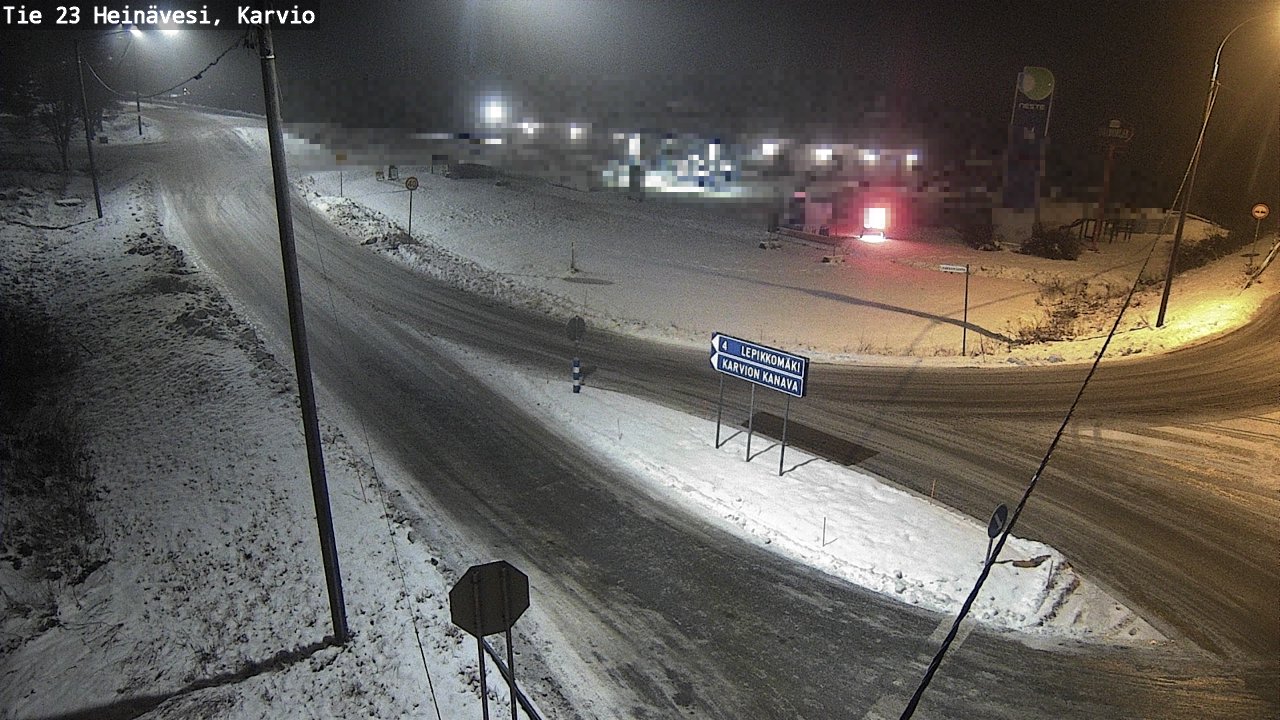 Weather Camera Image Väg 23 Heinävesi, Karvio, Heinävesi, Pohjois-Karjala