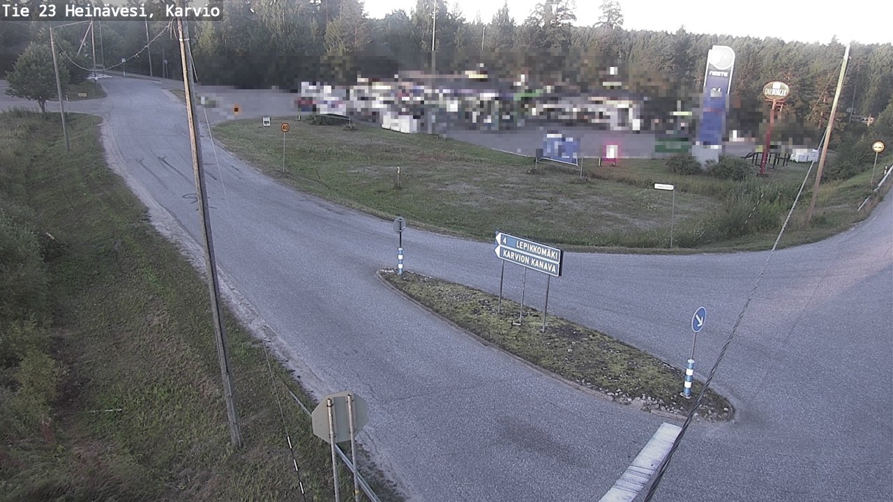 Weather Camera Image Road 23 Heinävesi, Karvio, Heinävesi, Pohjois-Karjala
