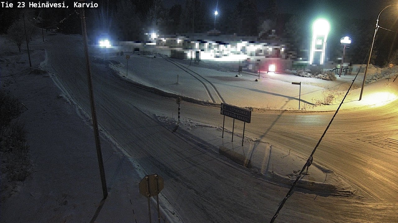 Weather Camera Image Road 23 Heinävesi, Karvio, Heinävesi, Pohjois-Karjala