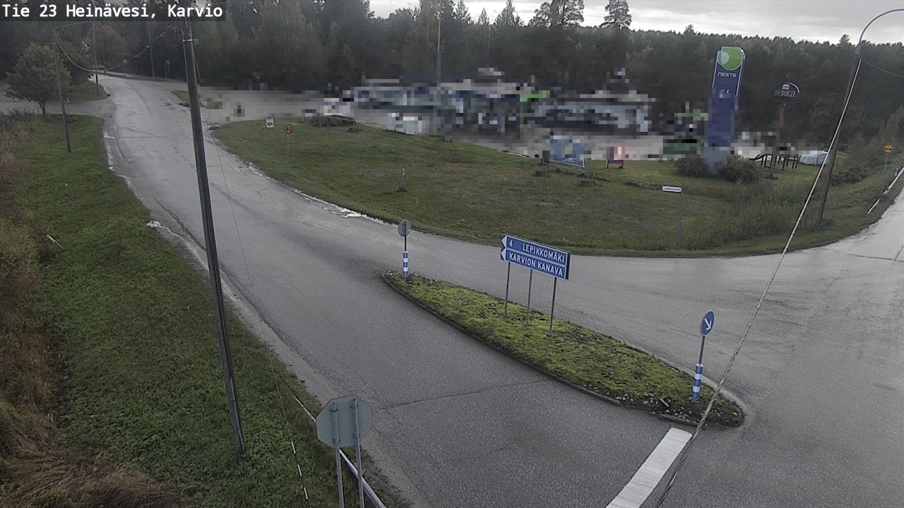 Weather Camera Image Road 23 Heinävesi, Karvio, Heinävesi, Pohjois-Karjala