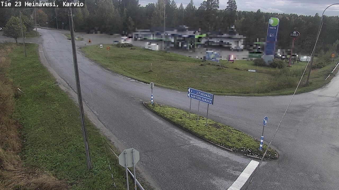 Weather Camera Image Road 23 Heinävesi, Karvio, Heinävesi, Pohjois-Karjala