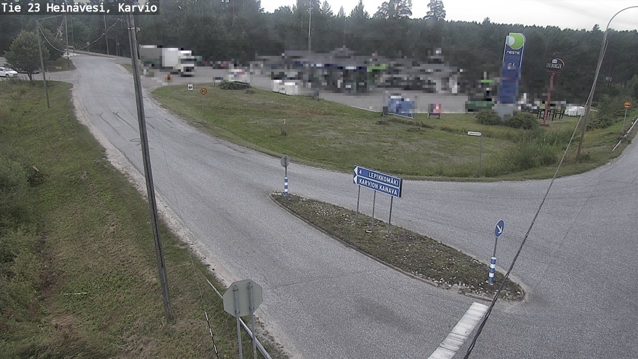 Weather Camera Image Road 23 Heinävesi, Karvio, Heinävesi, Pohjois-Karjala