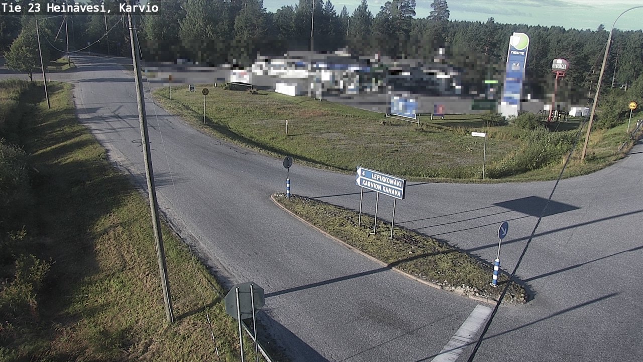 Weather Camera Image Road 23 Heinävesi, Karvio, Heinävesi, Pohjois-Karjala