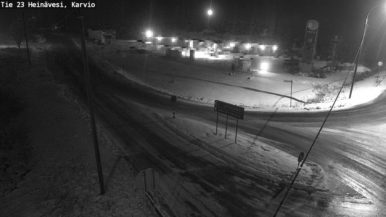 Weather Camera Image Väg 23 Heinävesi, Karvio, Heinävesi, Pohjois-Karjala