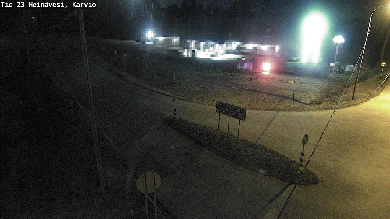 Weather Camera Image Road 23 Heinävesi, Karvio, Heinävesi, Pohjois-Karjala