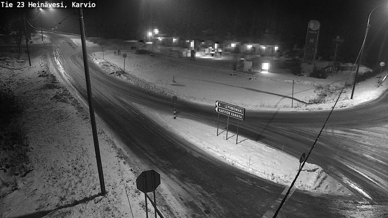 Weather Camera Image Väg 23 Heinävesi, Karvio, Heinävesi, Pohjois-Karjala