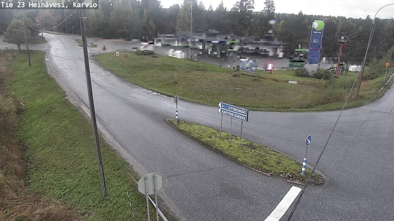 Weather Camera Image Road 23 Heinävesi, Karvio, Heinävesi, Pohjois-Karjala
