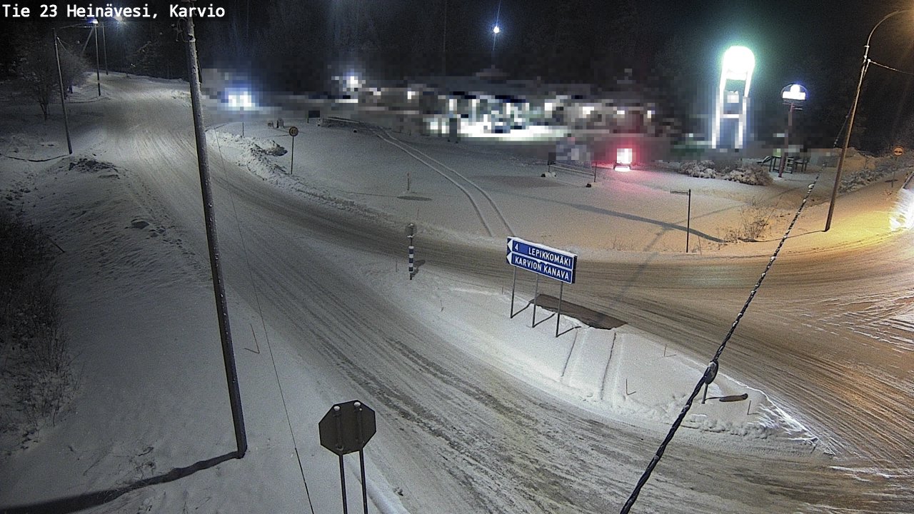 Weather Camera Image Road 23 Heinävesi, Karvio, Heinävesi, Pohjois-Karjala