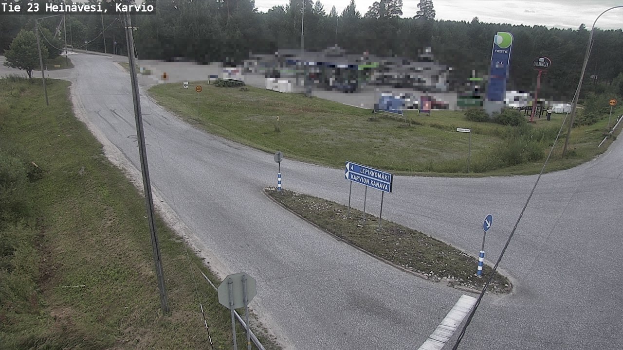 Weather Camera Image Road 23 Heinävesi, Karvio, Heinävesi, Pohjois-Karjala