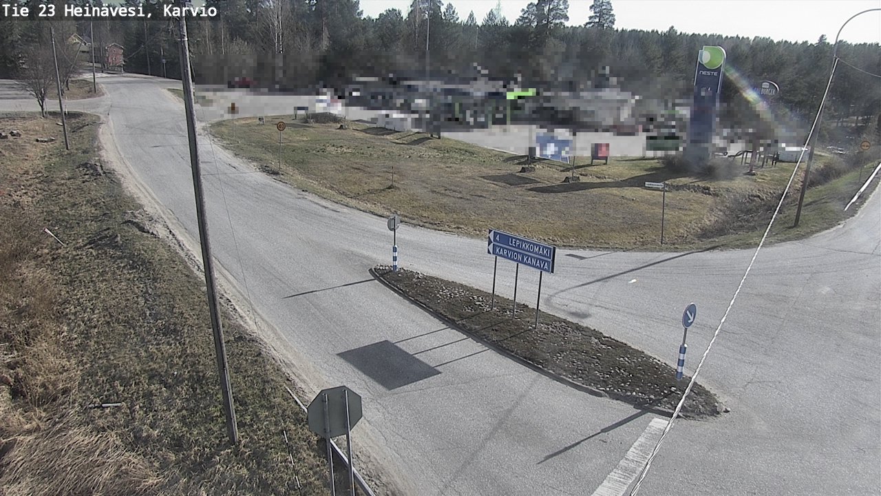 Weather Camera Image Road 23 Heinävesi, Karvio, Heinävesi, Pohjois-Karjala