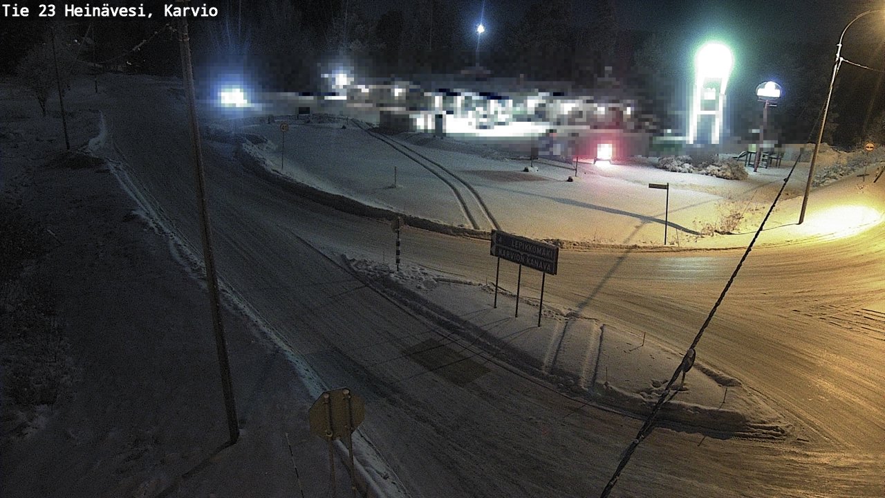 Weather Camera Image Väg 23 Heinävesi, Karvio, Heinävesi, Pohjois-Karjala